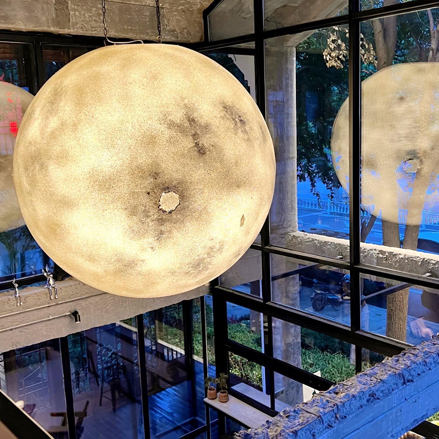 Planetaire Witte Maan Kroonluchter Geschikt Voor Woonkamer HL337
