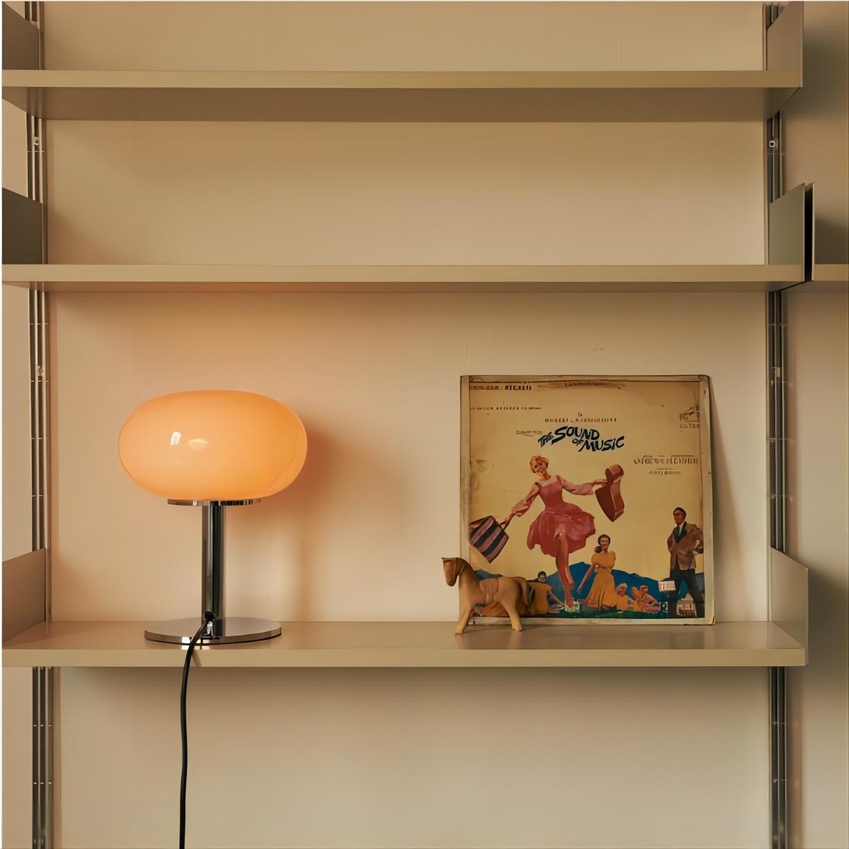 Lollipop Minimalistische Bauhaus Glazen Tafellamp HL81