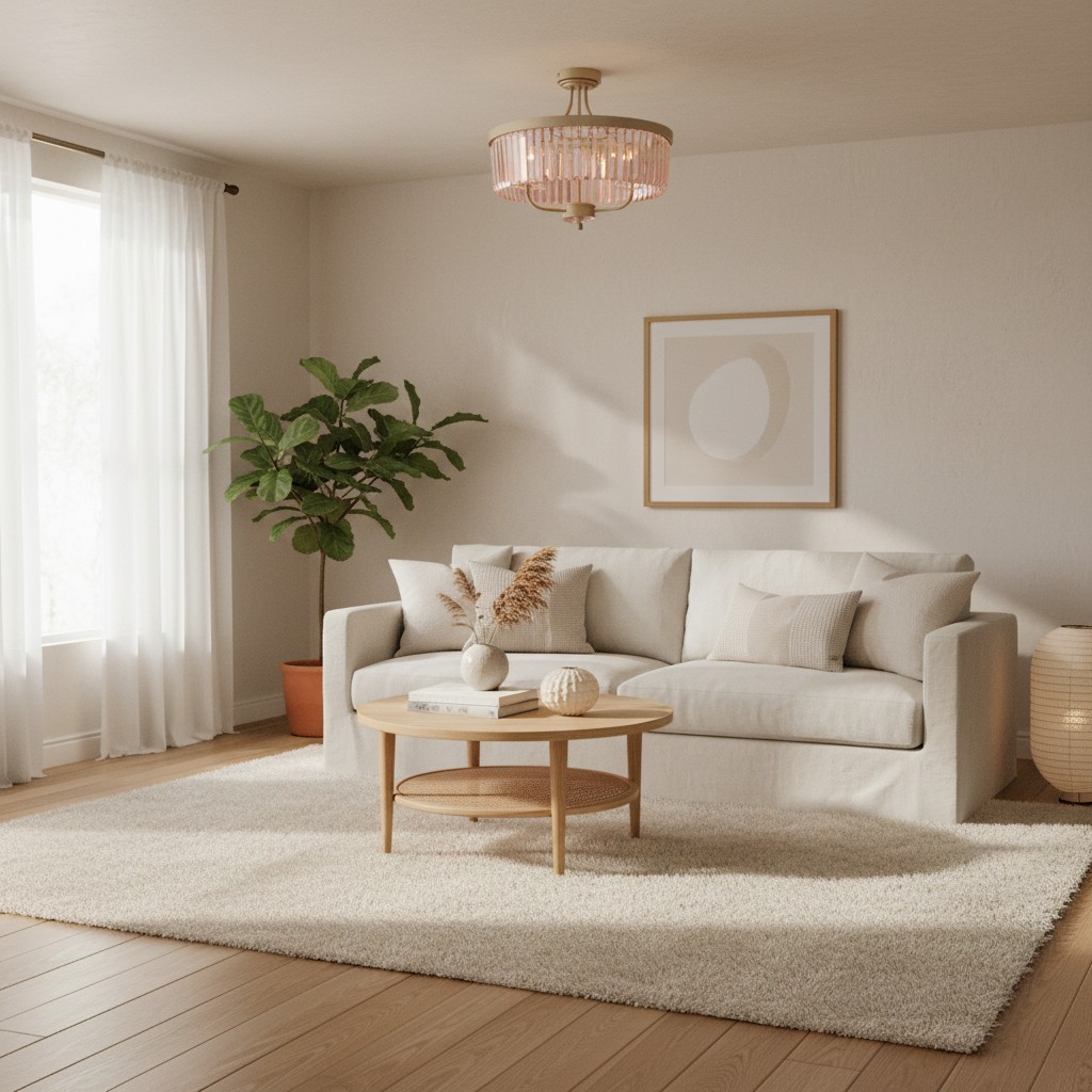 Beveline 3-lichts ronde semi-inbouwlamp - Facetgeslepen glazen kap met metalen afwerking voor gangen en slaapkamers HL2076