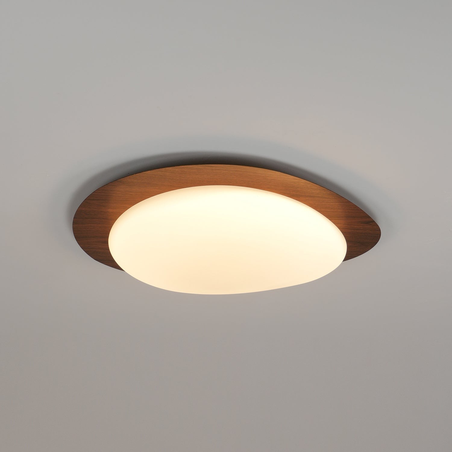 Pebble Walnoot Plafondlamp HL626