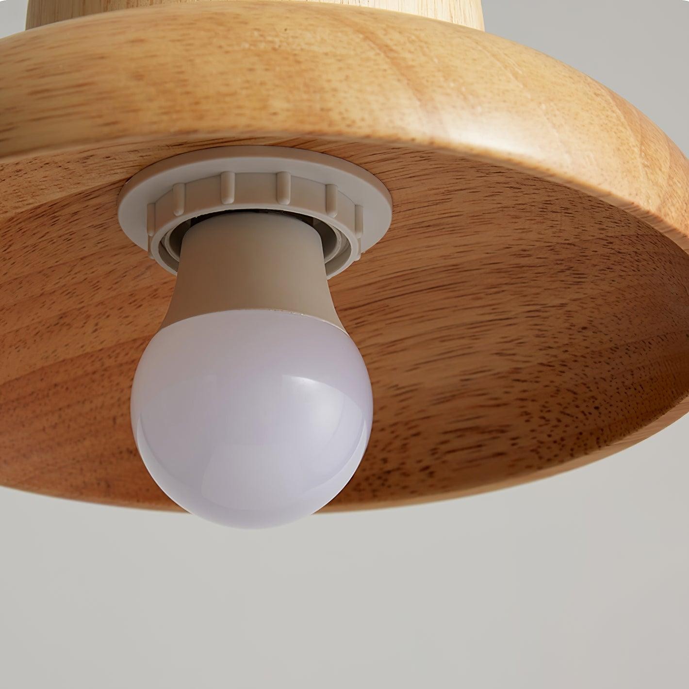 Houten Hoed Hanglamp HL919