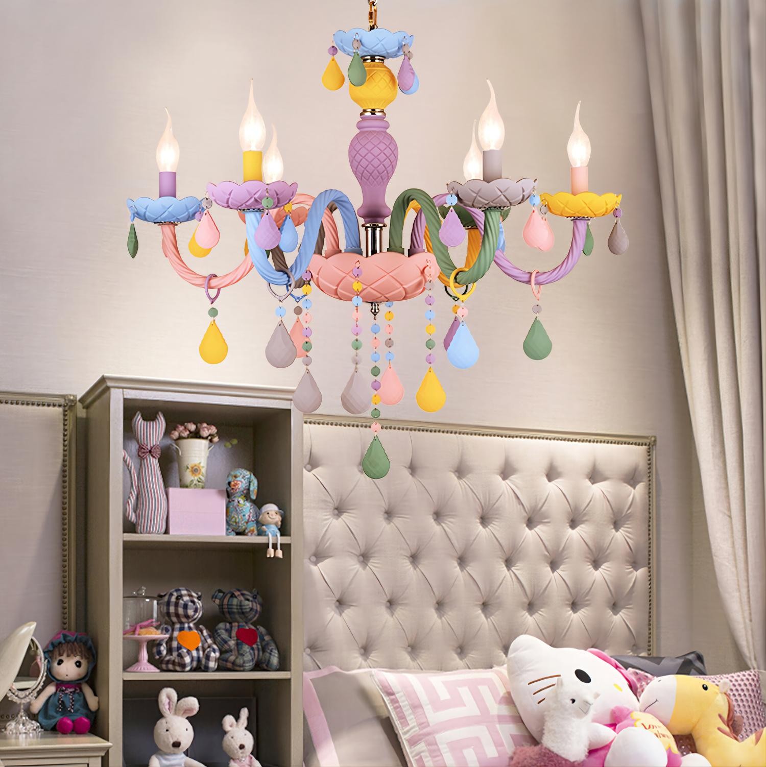 Macaron Kroonluchter Voor de Babykamer