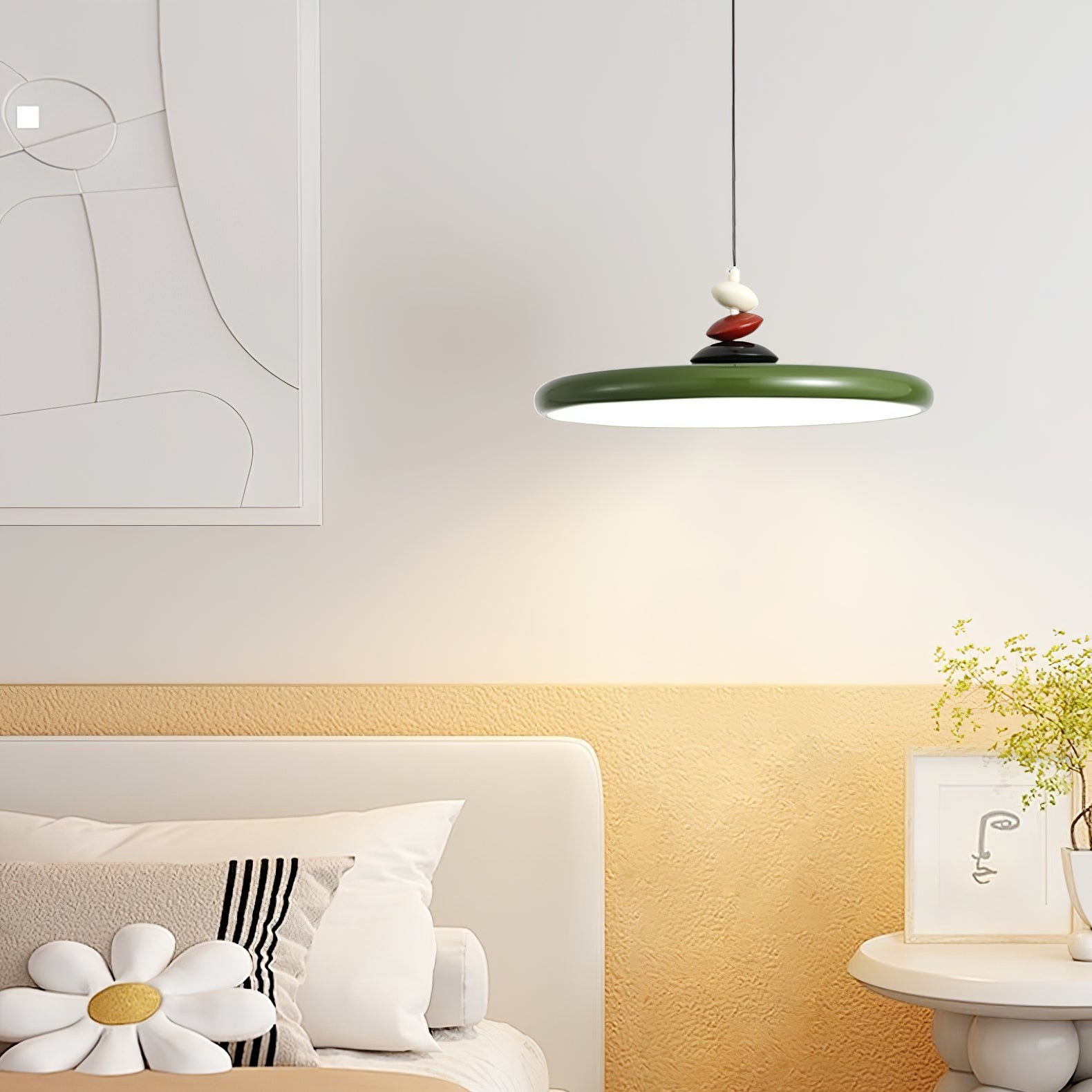 Nordic UFO Kleurrijke LED Hanglamp HL822