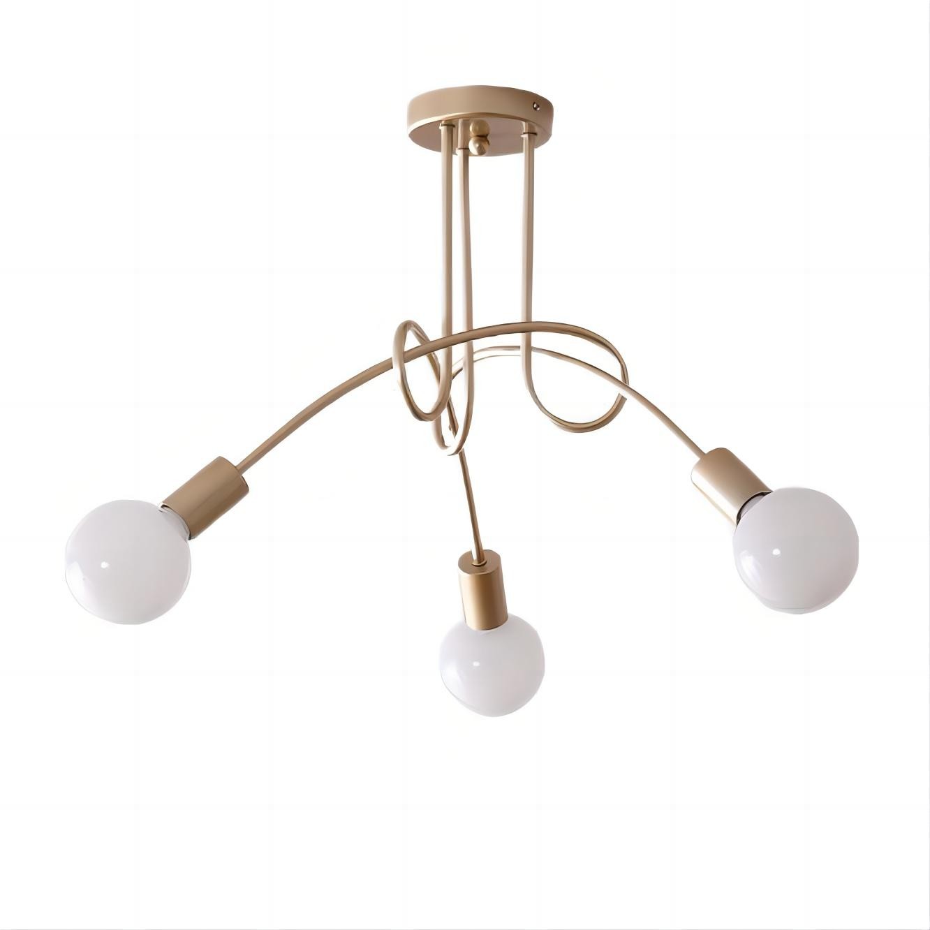 Scandinavische creatieve twist multi head kroonluchter HL174