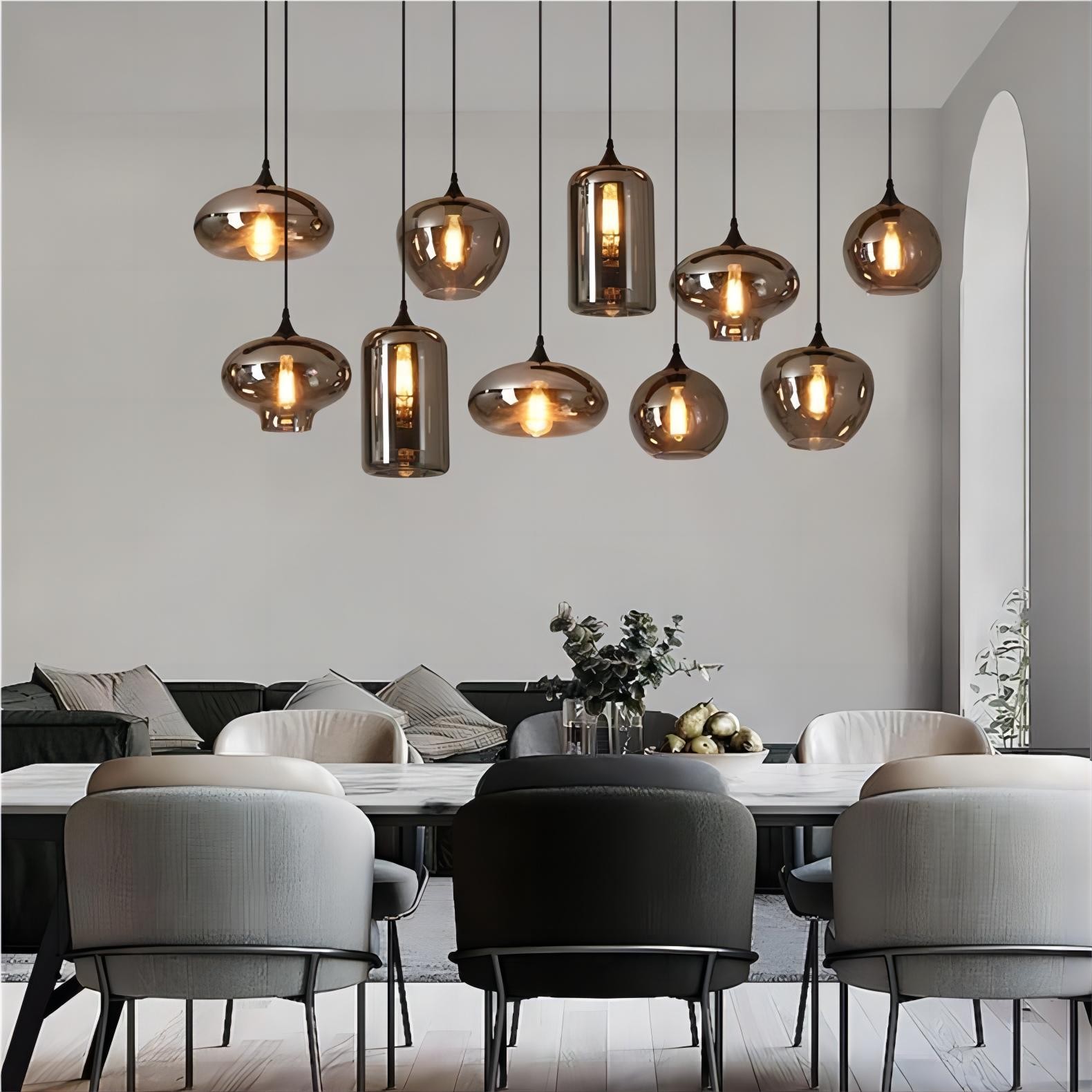 Alton Glazen Flessen Hanglamp