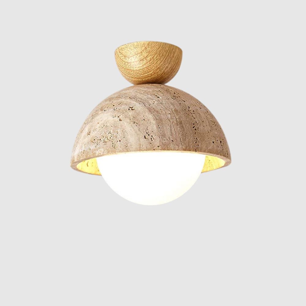 Japanse houten omgekeerde plafondlamp HL884