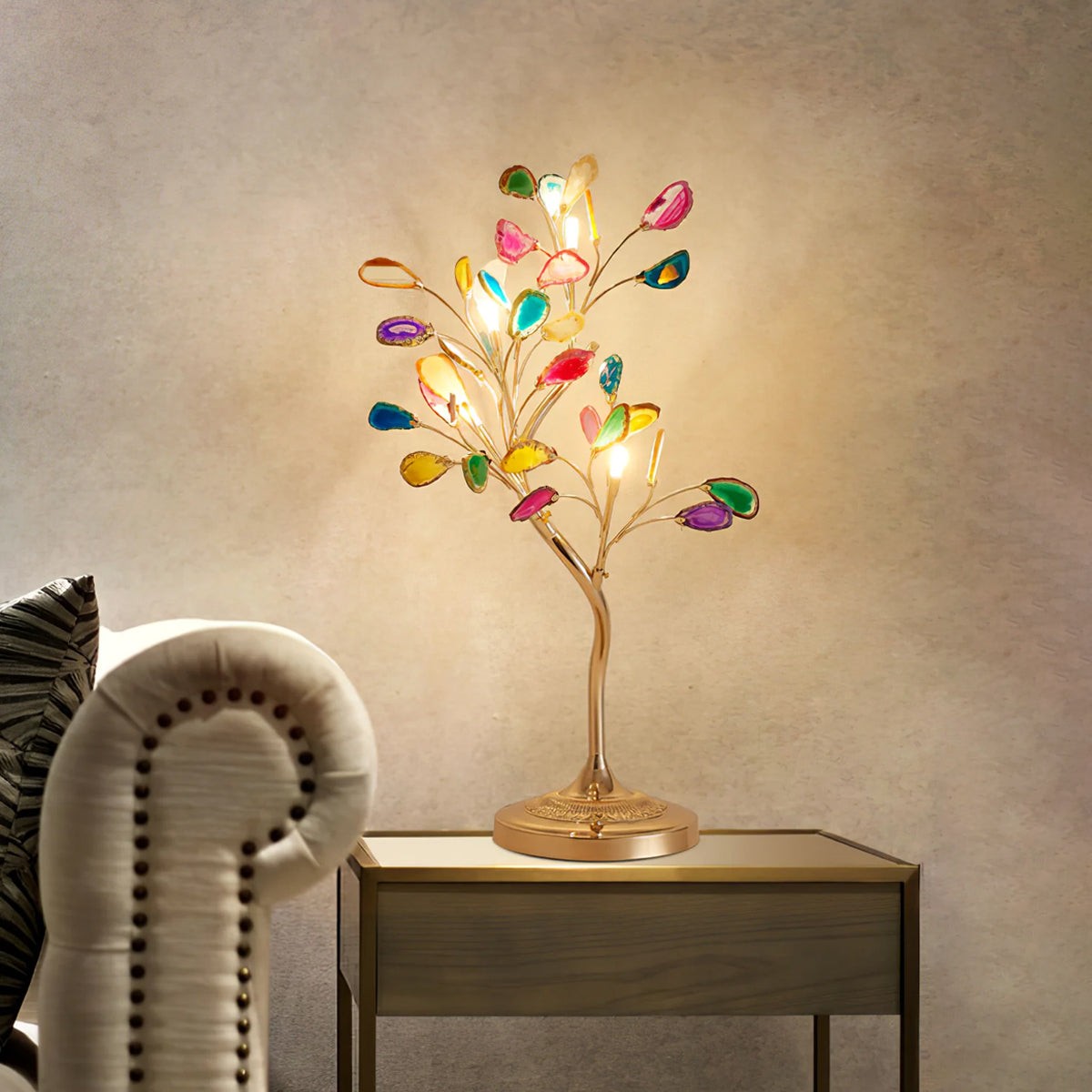 Agaat tafellamp HL1193