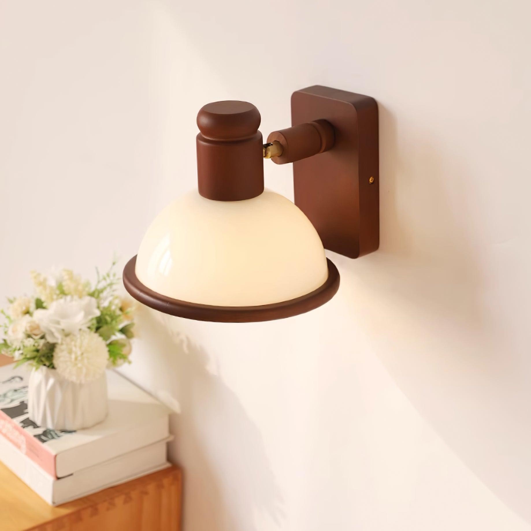 Moderne houten verstelbare leeslamp voor naast het bed HL528