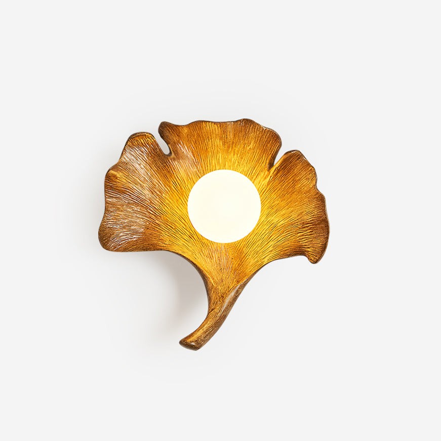 Vintage Ginkgo Blad Hars Wandlamp HL527