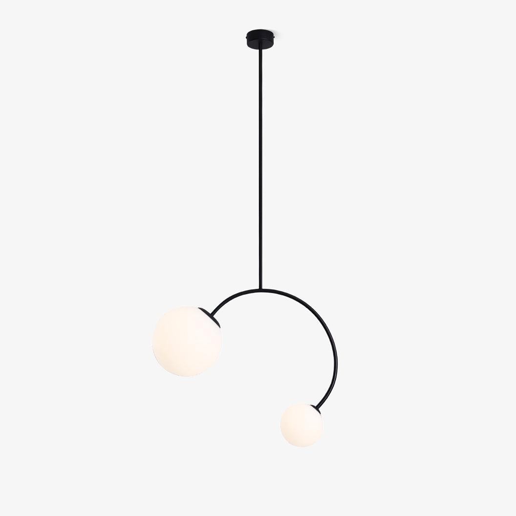 Creatieve dubbele glazen hanglamp HL365