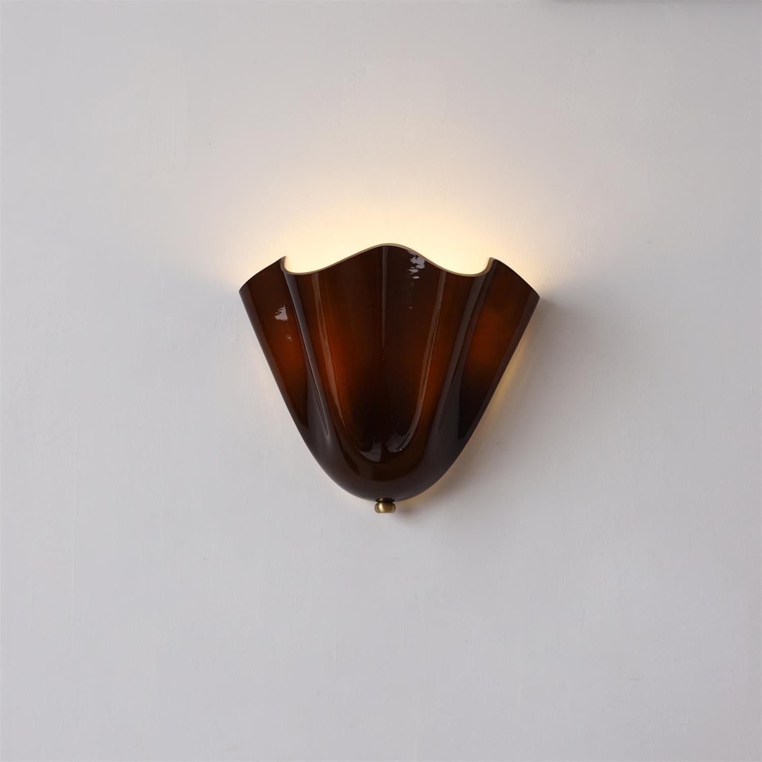 Bellina moderne wandlamp - Artisanaal glas Vera lamp voor interieurdecoratie HL1643