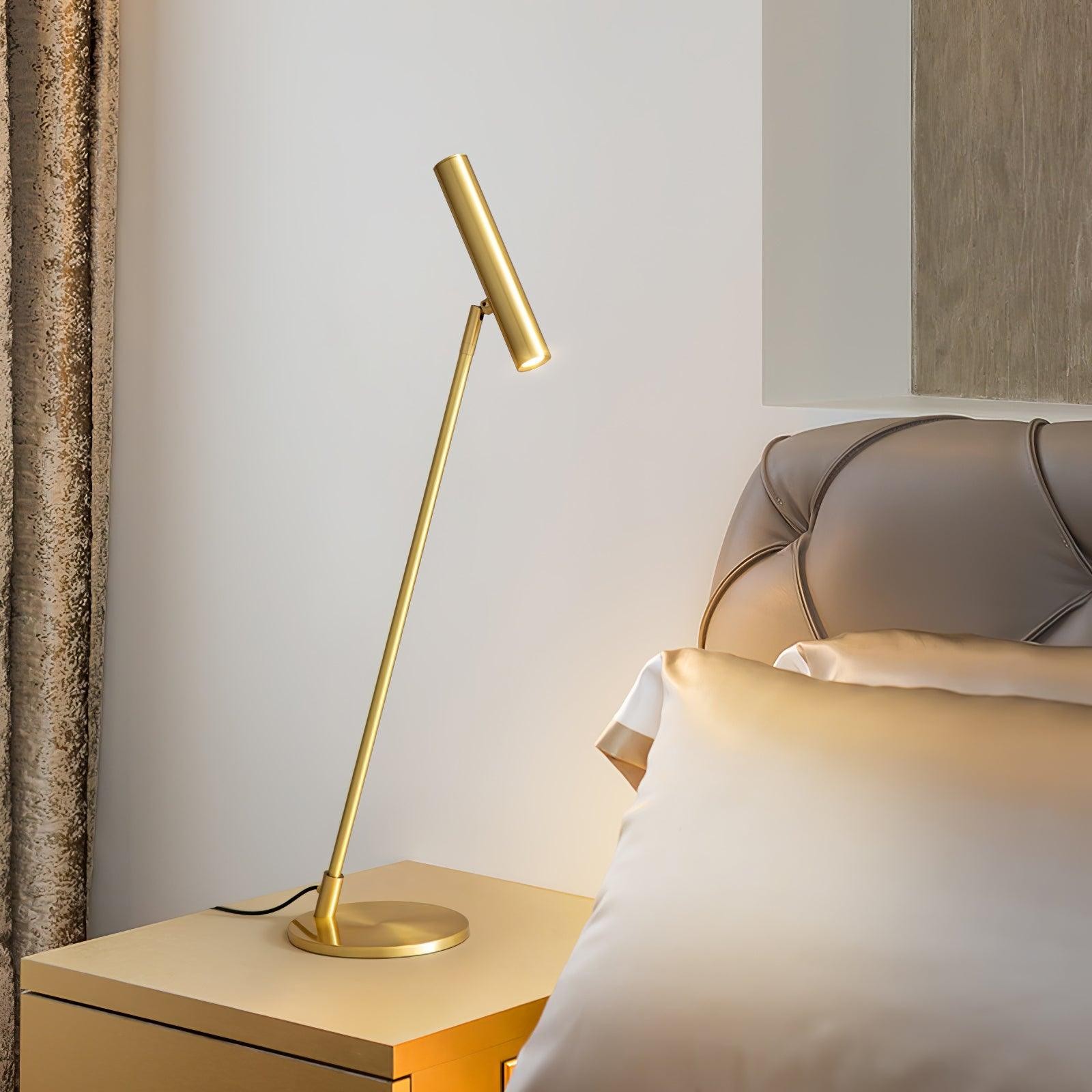 Moderne minimalistische messing verstelbare LED vloerlamp HL882
