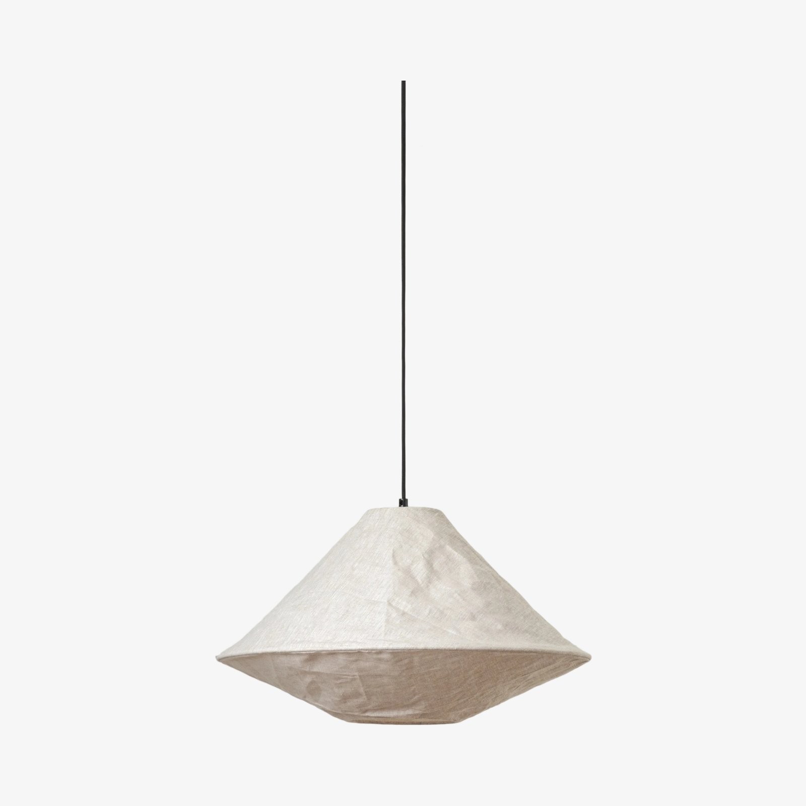 Zalen opvouwbare stoffen lampenkap - Handgemaakte geweven hanglamp voor sfeer in de eetkamer en hal HL1918
