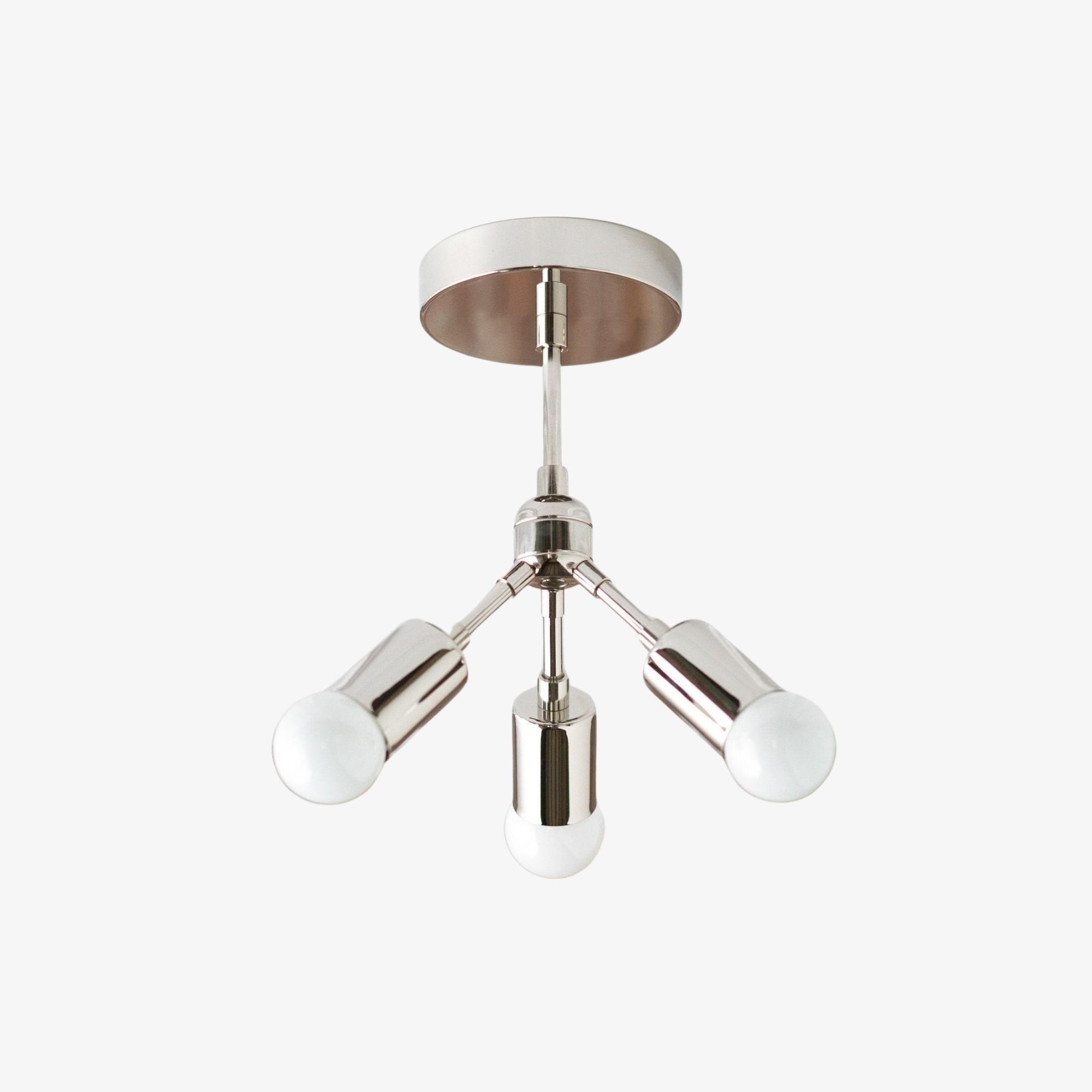 Mobilux Line Moderne messing plafondlamp - Minimalistische gouden plafondlamp voor slaapkamer HL1690
