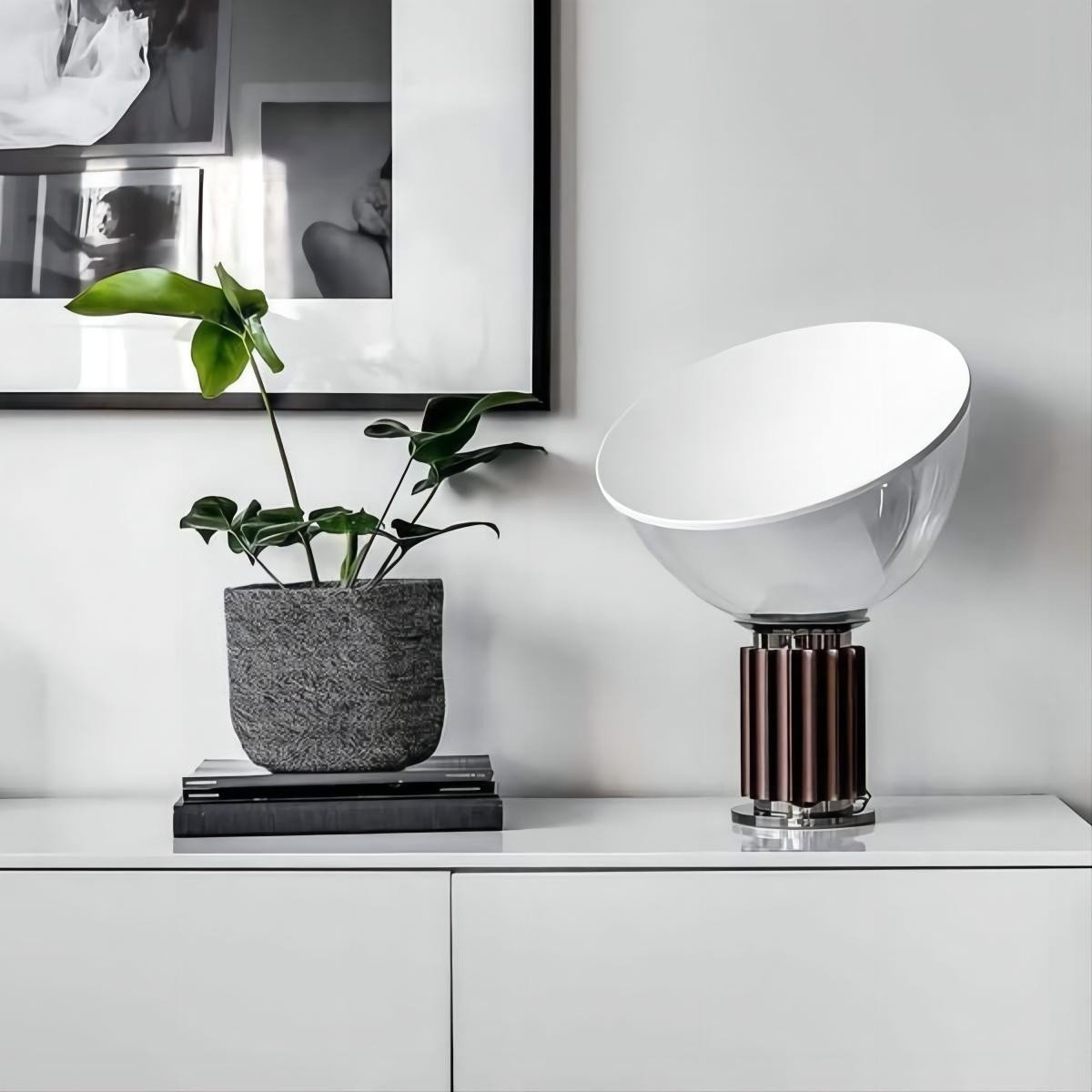 Bowlum Omgekeerde Glas Tafellamp