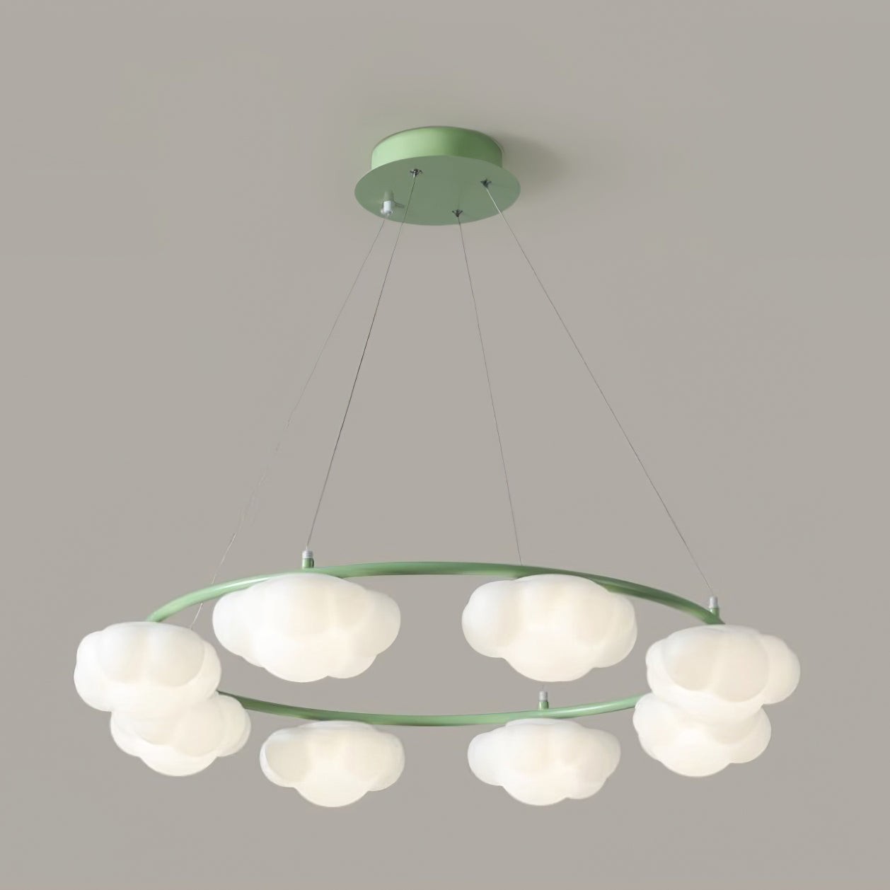 Crèmekleurige stijl creatieve persoonlijkheid wolken kroonluchter HL893