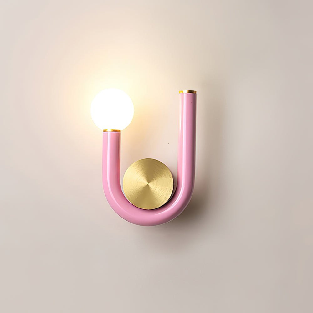 Creatieve U-vormige dubbele kop wandlamp HL894