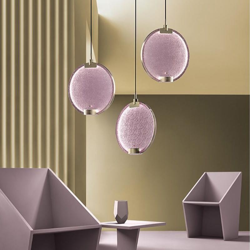 Horo hanglamp met messing frame HL1210