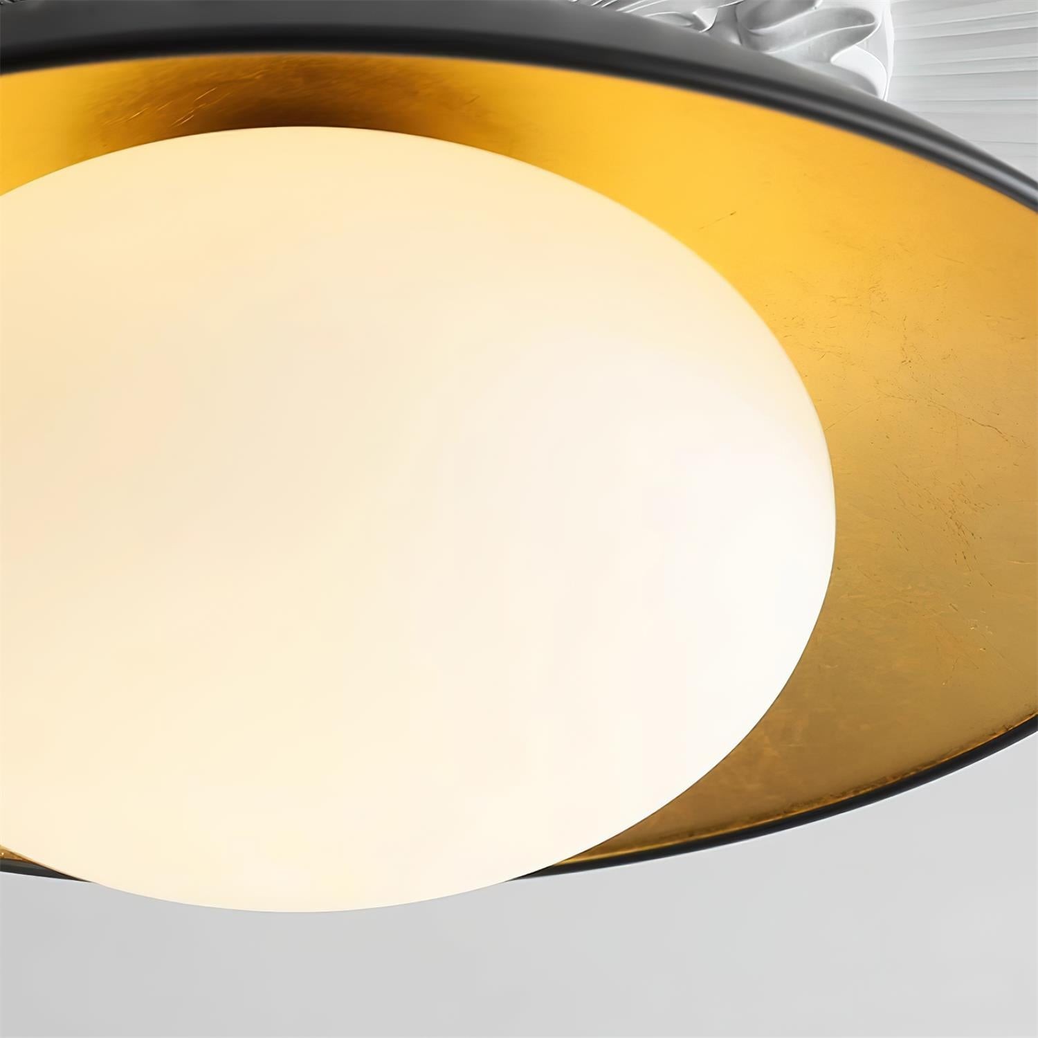 Franse Retro Vliegende Schotel Kom Plafondlamp HL713