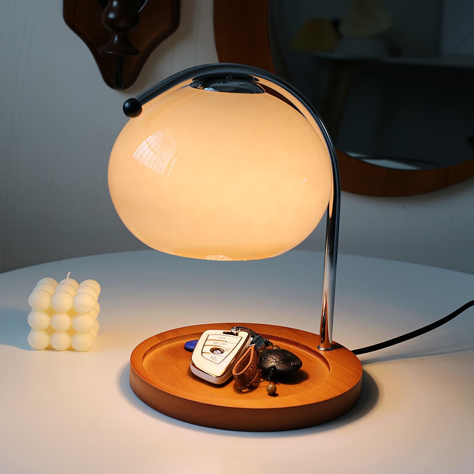 Retro Bauhaus Orb Tafellamp/ kaars warmer lamp HL171