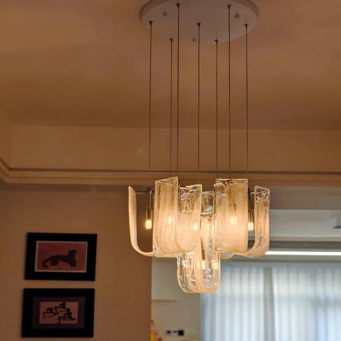 Italiaanse lichtwolk glazen kroonluchter HL1217