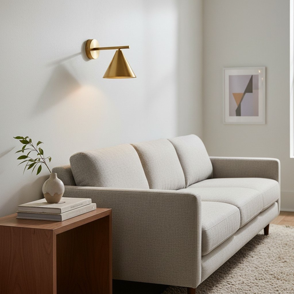 Oricone Moderne Wandlamp met Verstelbare Arm - Minimalistisch Metalen Design voor Huisinterieurs HL2148
