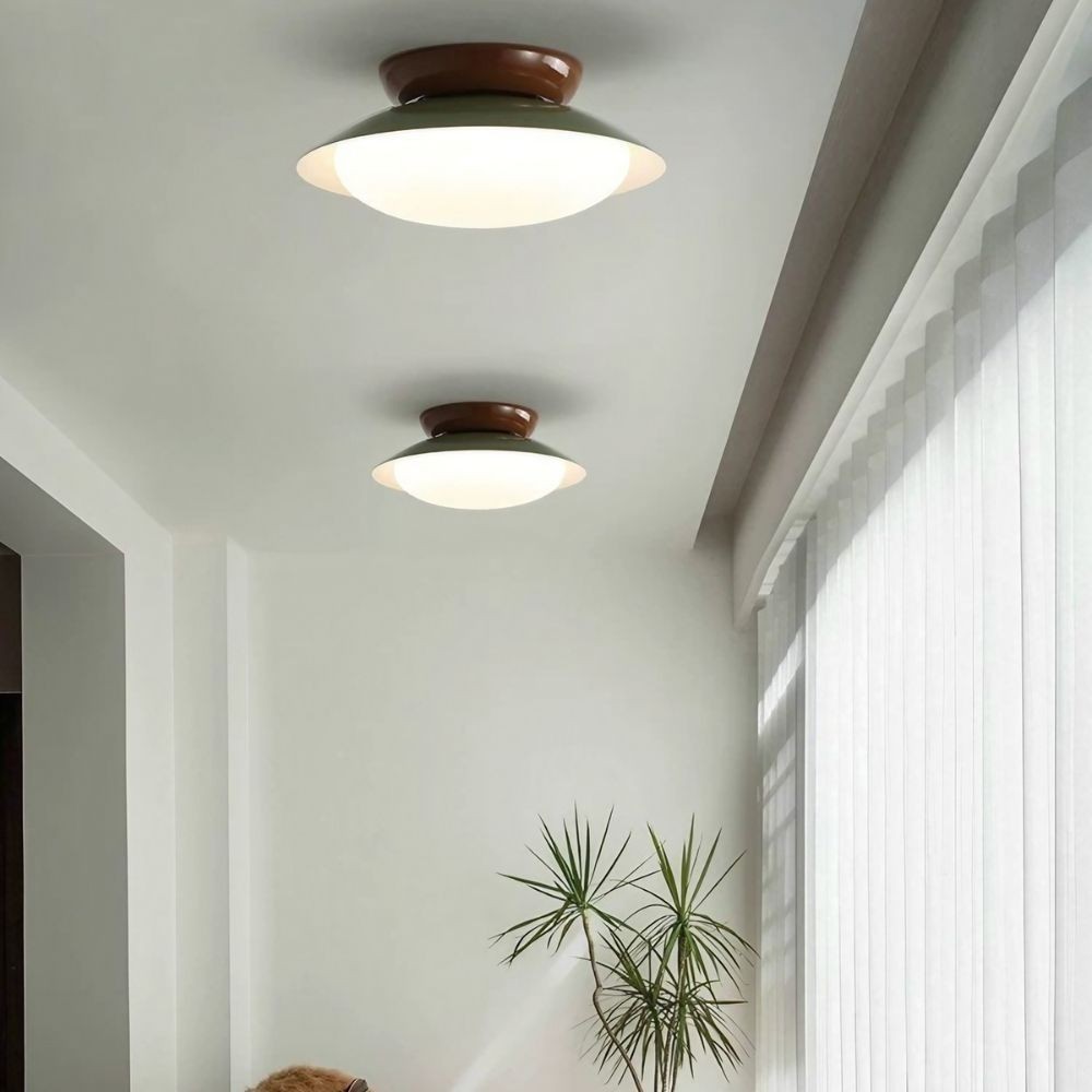 Crèmekleurige moderne plafondlamp HL632