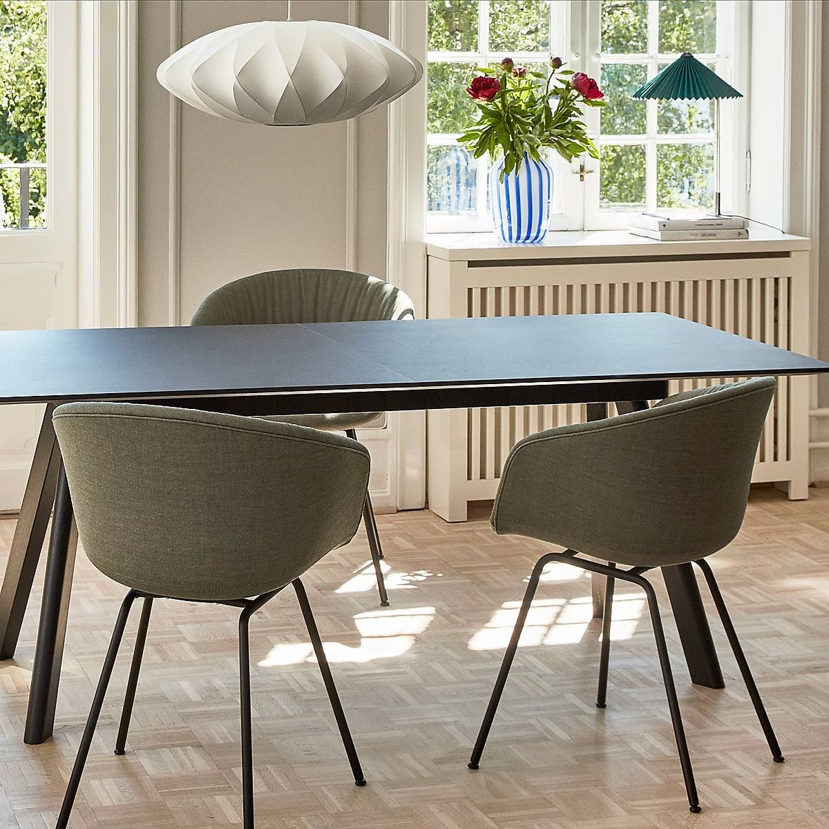 Saucer Zijde Bubble Hanglamp Woonkamer