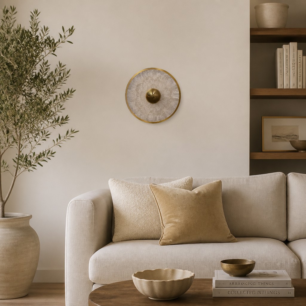 Shellure Nordic Shell wandlamp - elegante lamp met patroon voor de woonkamer HL3559