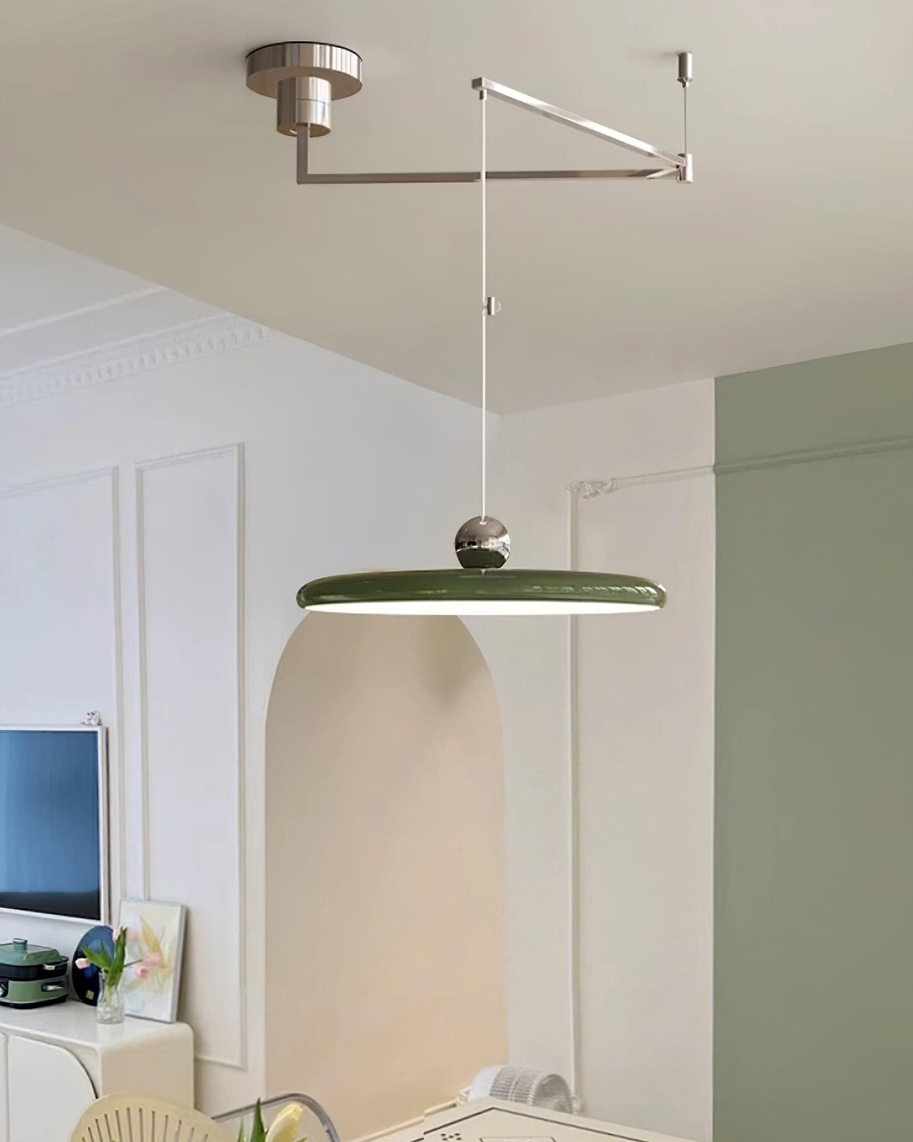 Eenvoudige moderne verstelbare hanglamp met zwenkarm HL885