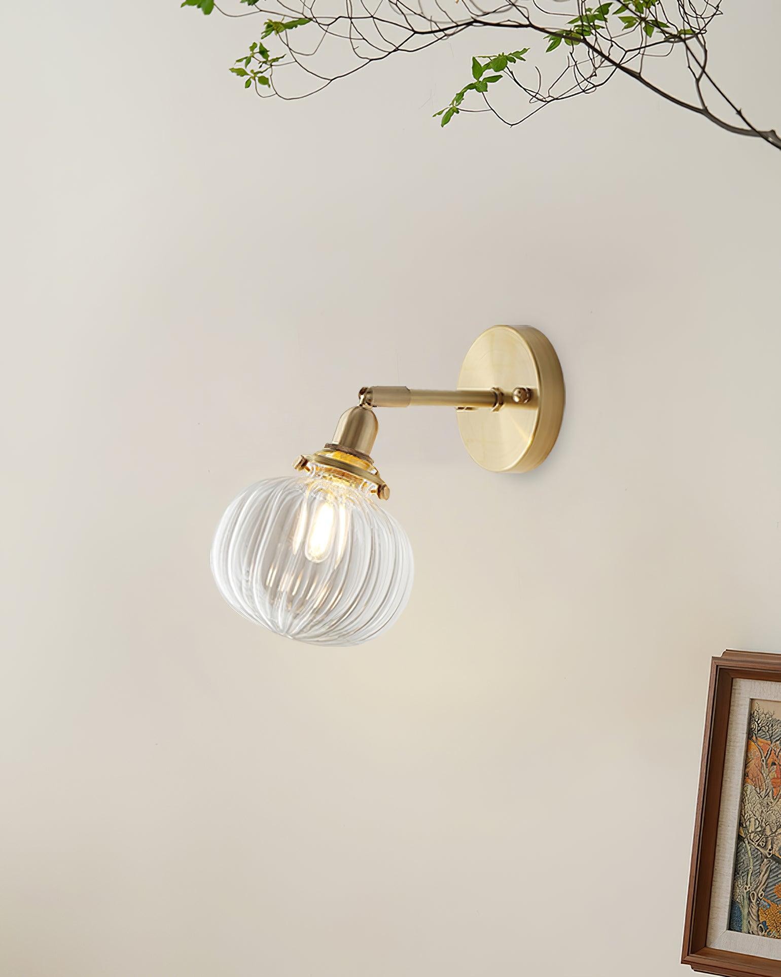 Eenvoudige hal entree pompoenpatroon wandlamp HL771