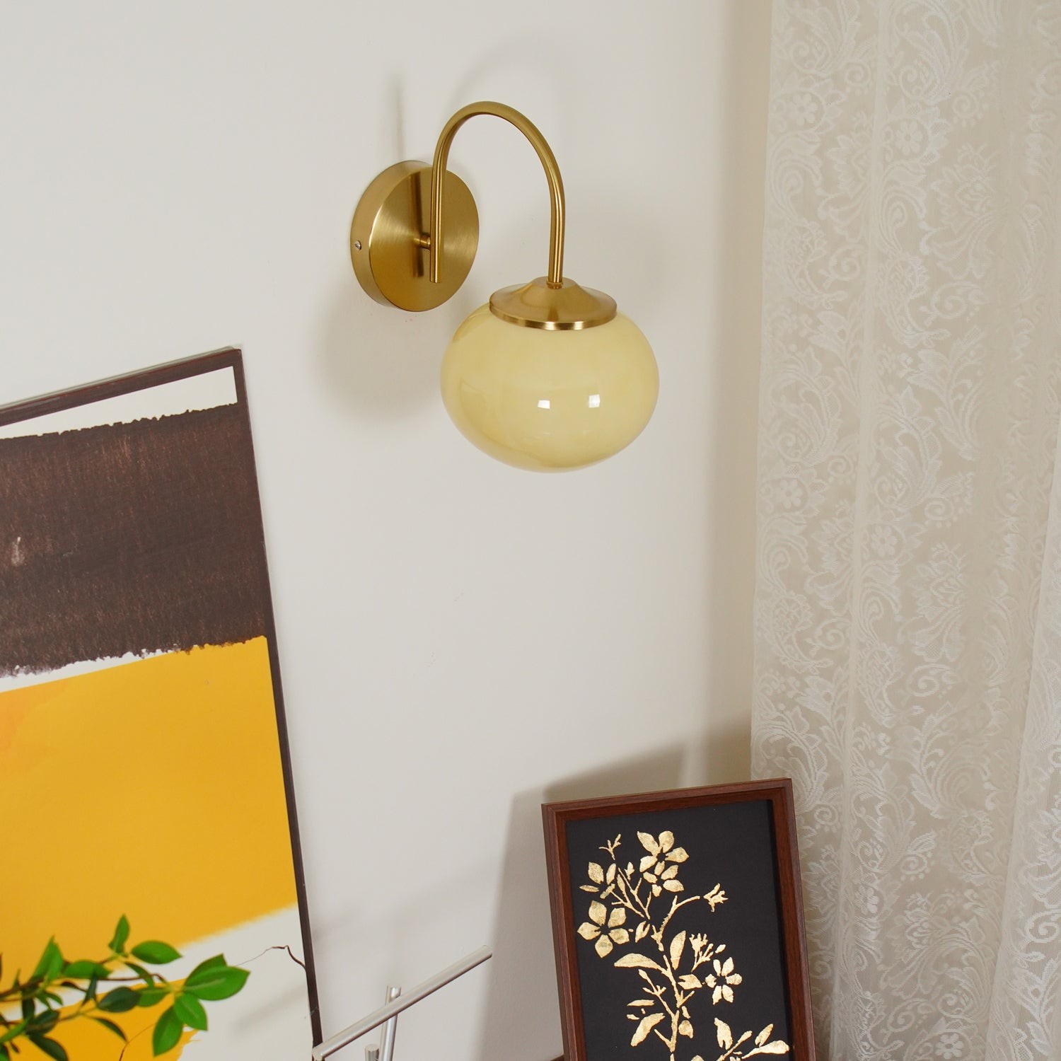 Traditionele ronde klassieke wandlamp HL598