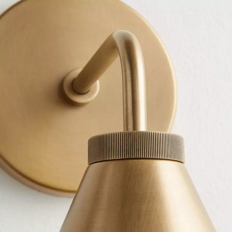 Retro metalen kegelvormige wandlamp HL969