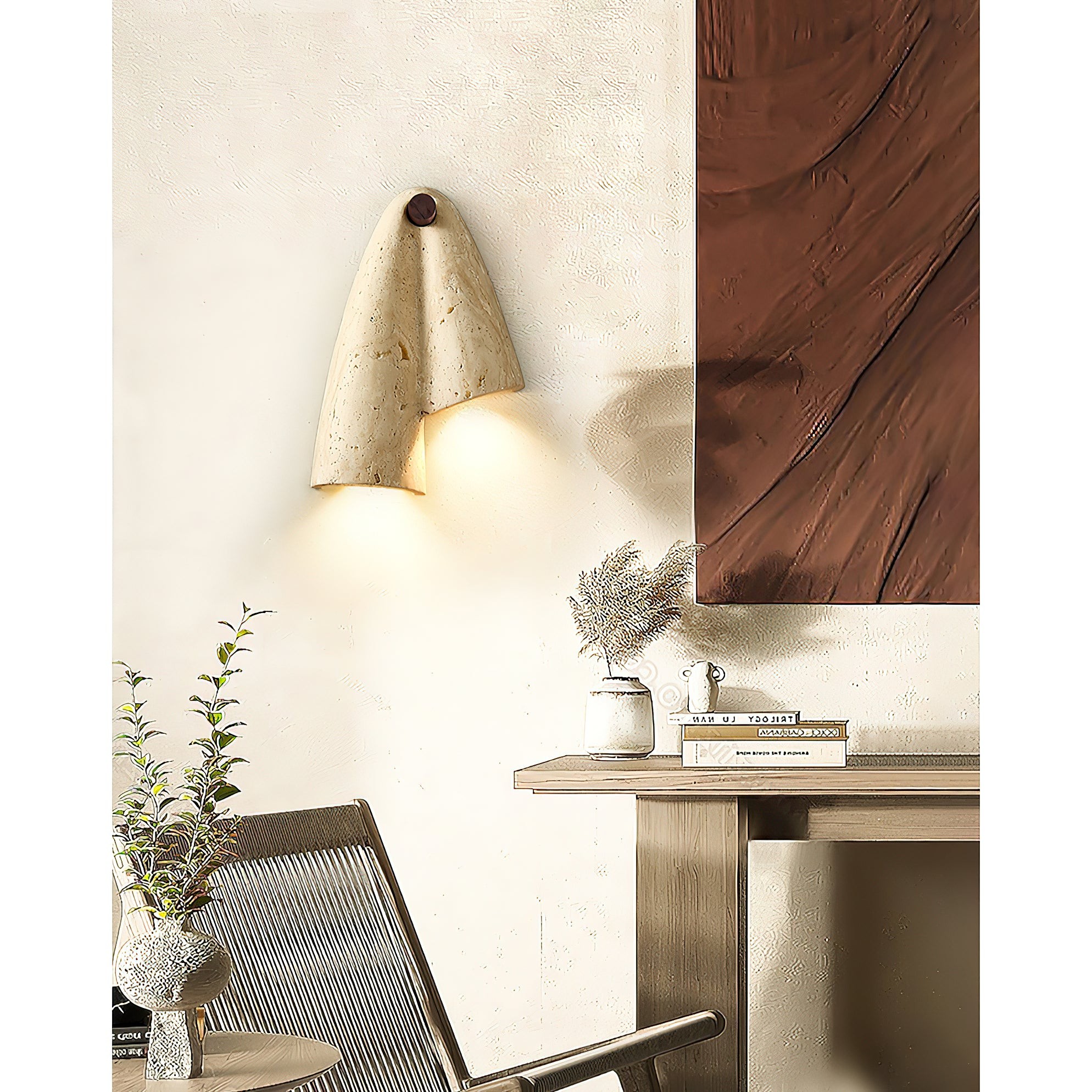 Pearlmont Travertin Wandlamp HL3317