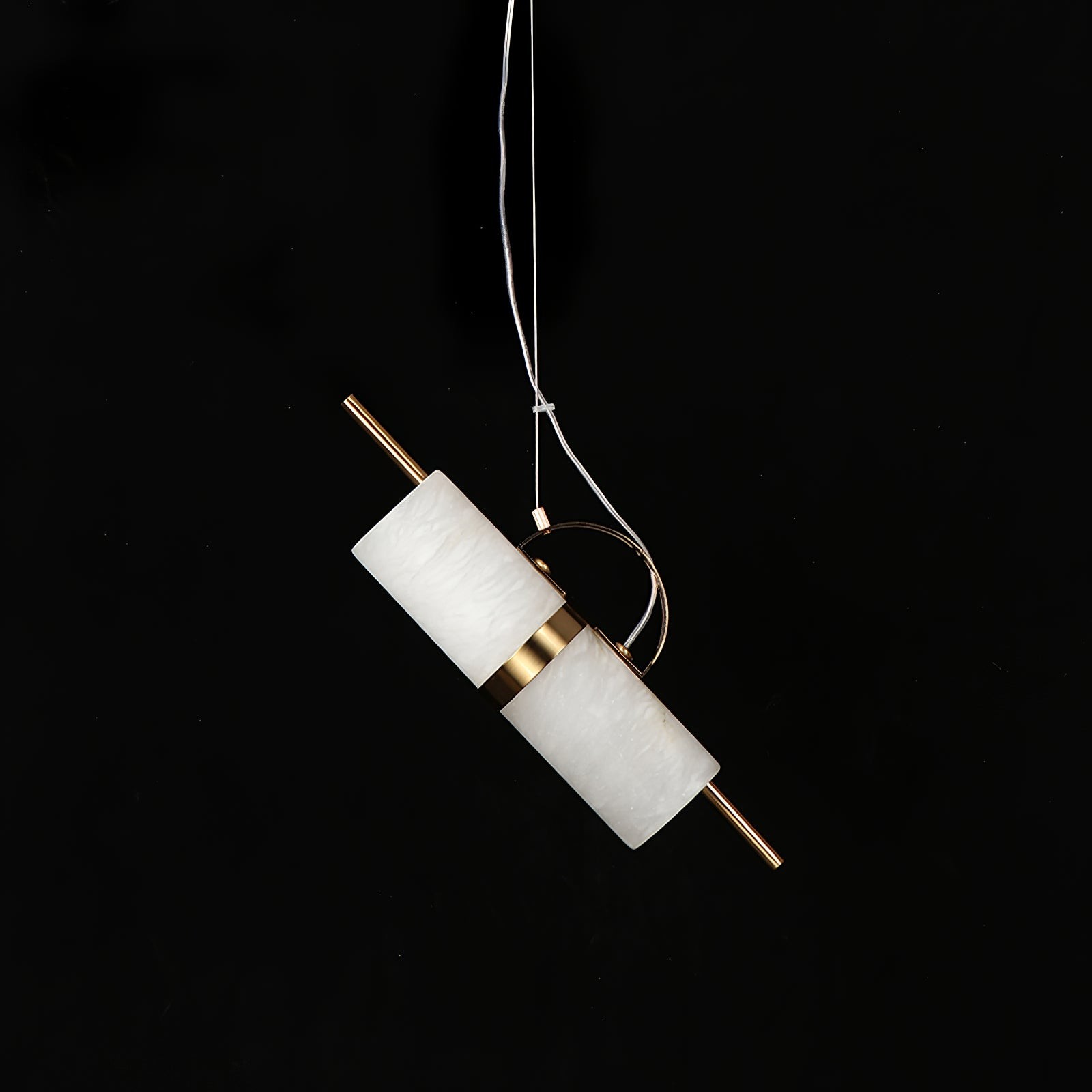 Mini cilindrische albasten hanglamp HL2974