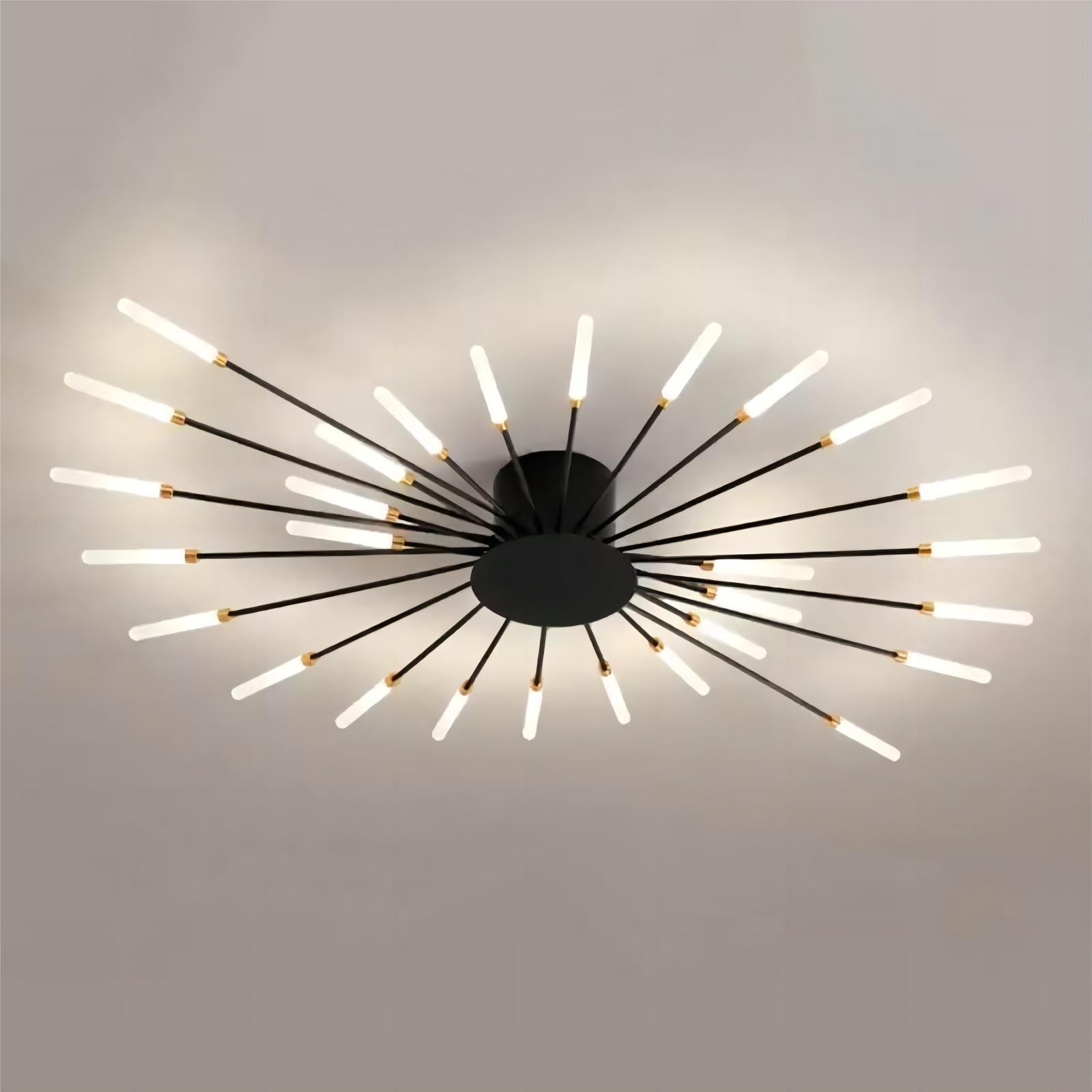 Moderne Spoetnik vuurwerk LED vertakkingsplafondlamp HL108