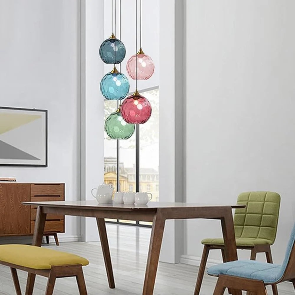 Moderne LED Nordic plafondlamp met glazen bol HL1288