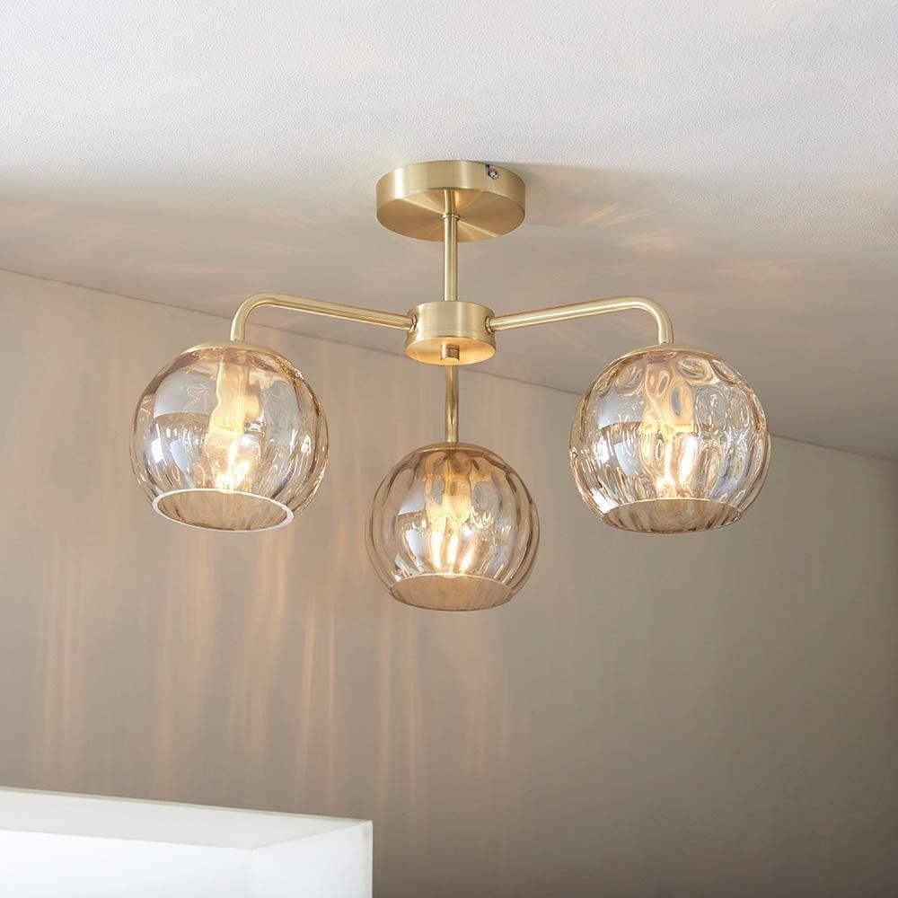 Tracian Glass Mid-Century Modern Globe Hanglamp voor de Eetkamer HL2041