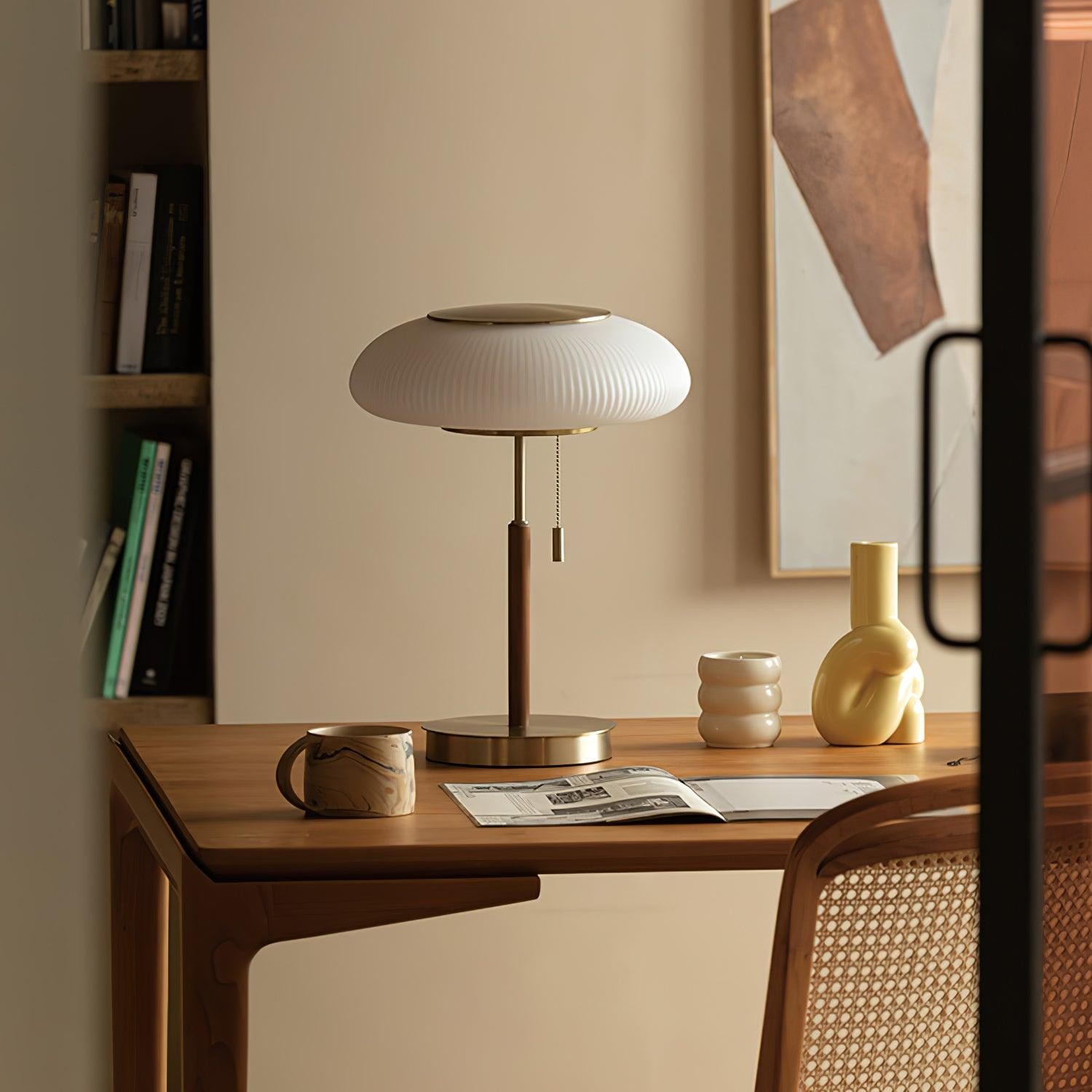 Witte prachtige luxe mode metalen tafellamp HL719