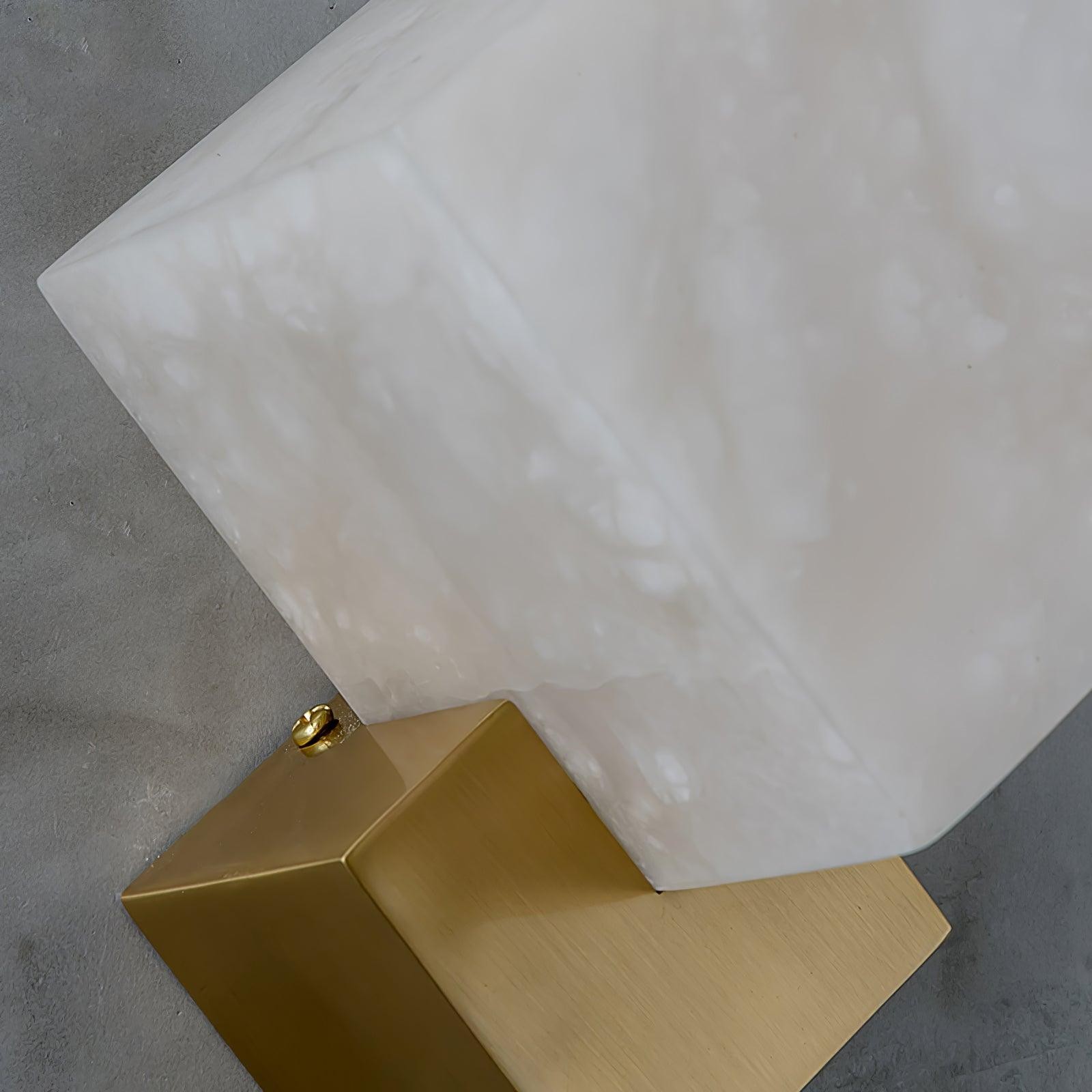 Blokvormige alabaster wandlamp HL2940