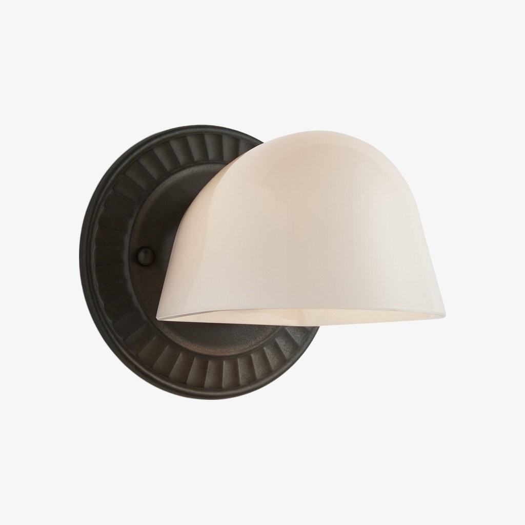 Fiesta wandlamp met ribbels - Art Deco-geïnspireerd ontwerp voor de badkamer HL2001