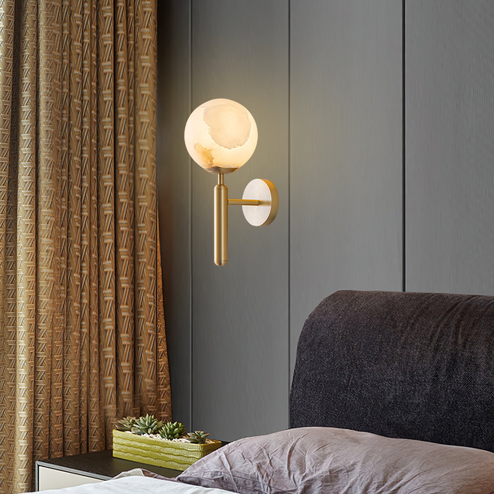 Mian alabaster wandlamp HL2992
