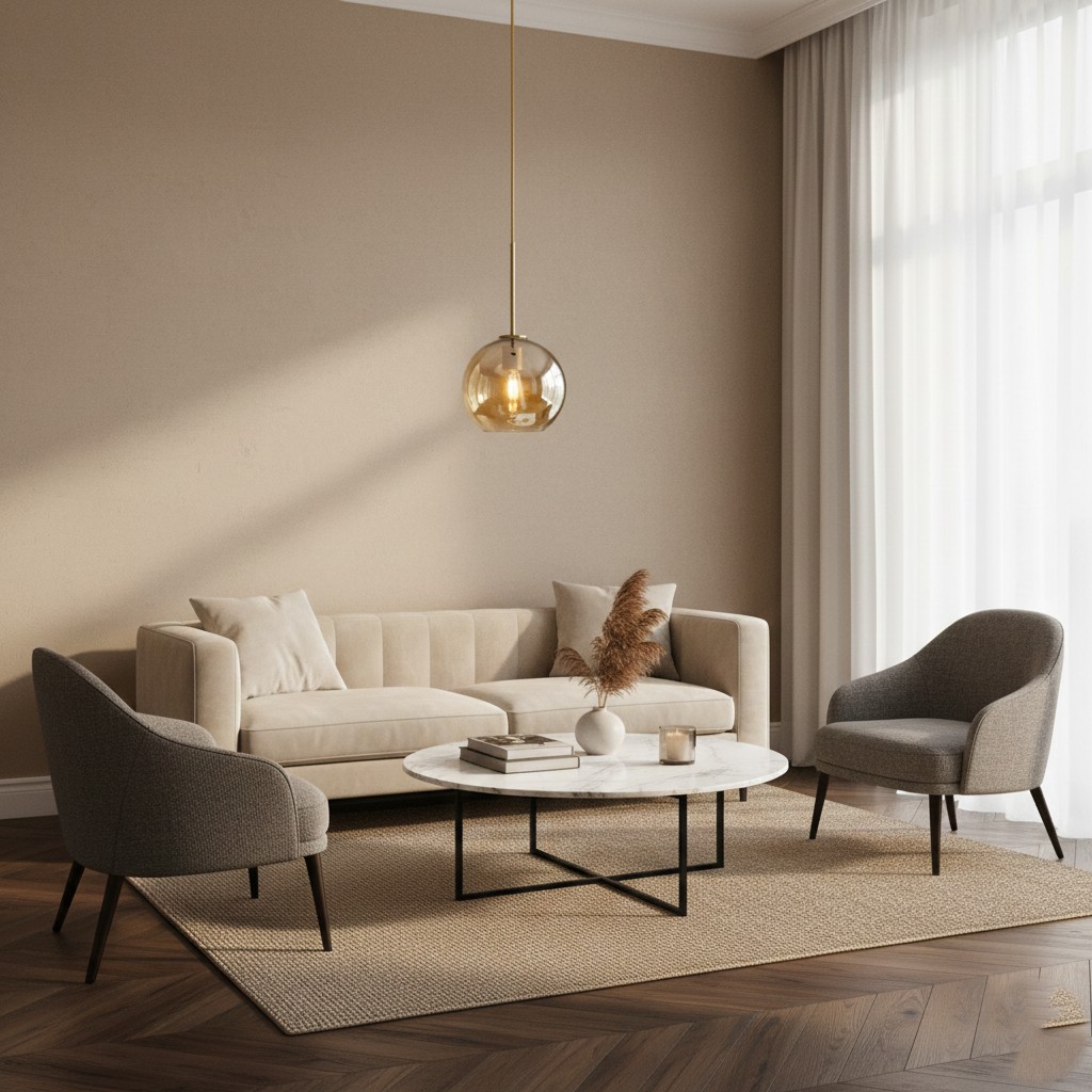 Solara Nordic bolvormige glazen hanglamp HL3496