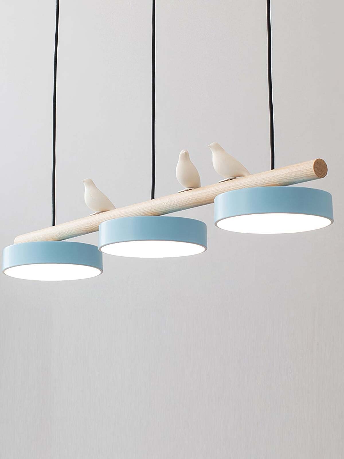 Creatieve hanglamp in de vorm van een takvogel HL943
