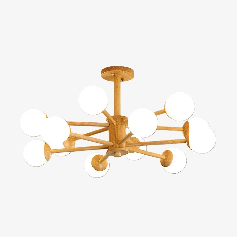 Orrise Molecular Design Plafondlamp - Artistieke Kroonluchter met Takkendesign voor Thuis HL2322