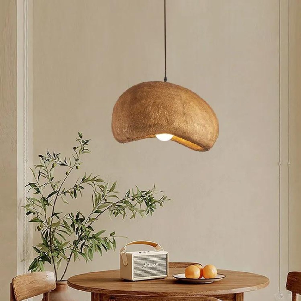 Wabi-Sabi Koffiewolk Japandi Hars Hanglamp HL3377