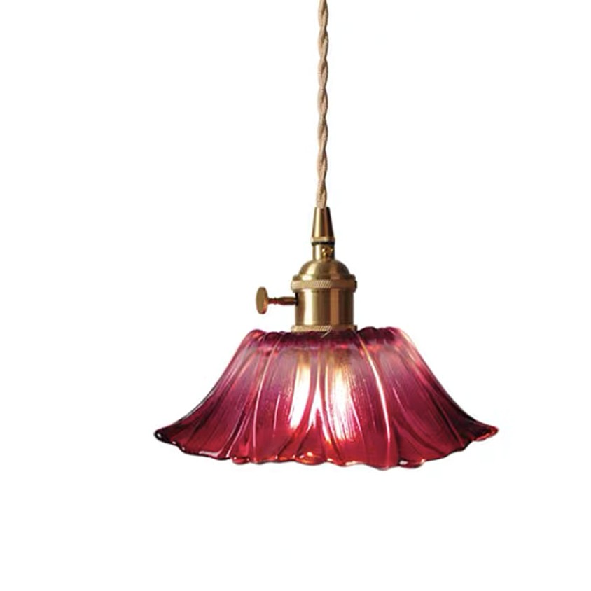 Moderne kunst bloem vorm keuken glazen hanglamp HL46