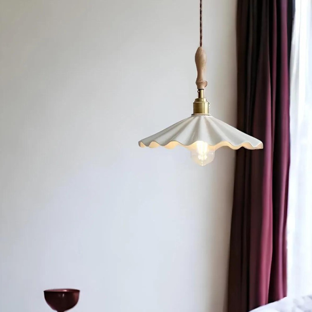 De keramische fluitvormige hanglamp HL3427