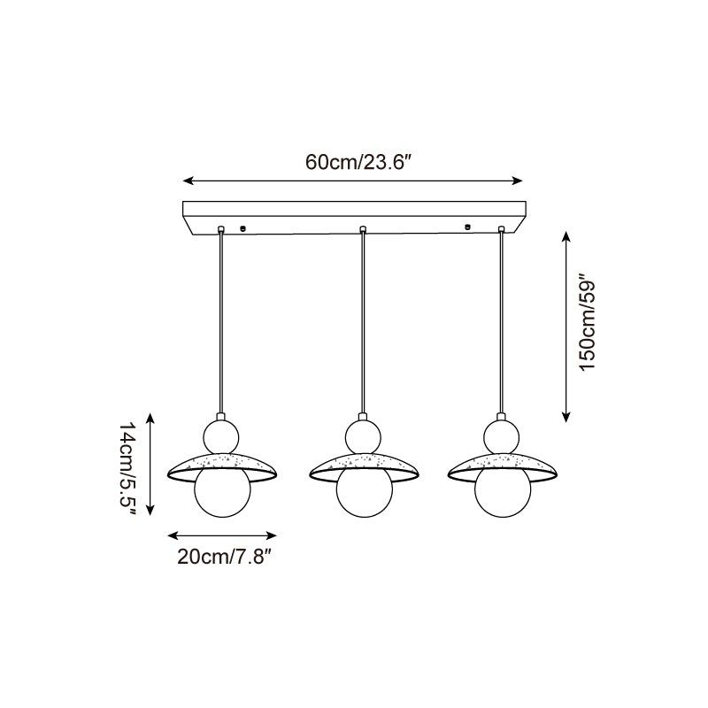 Modiva hanglamp HL2731