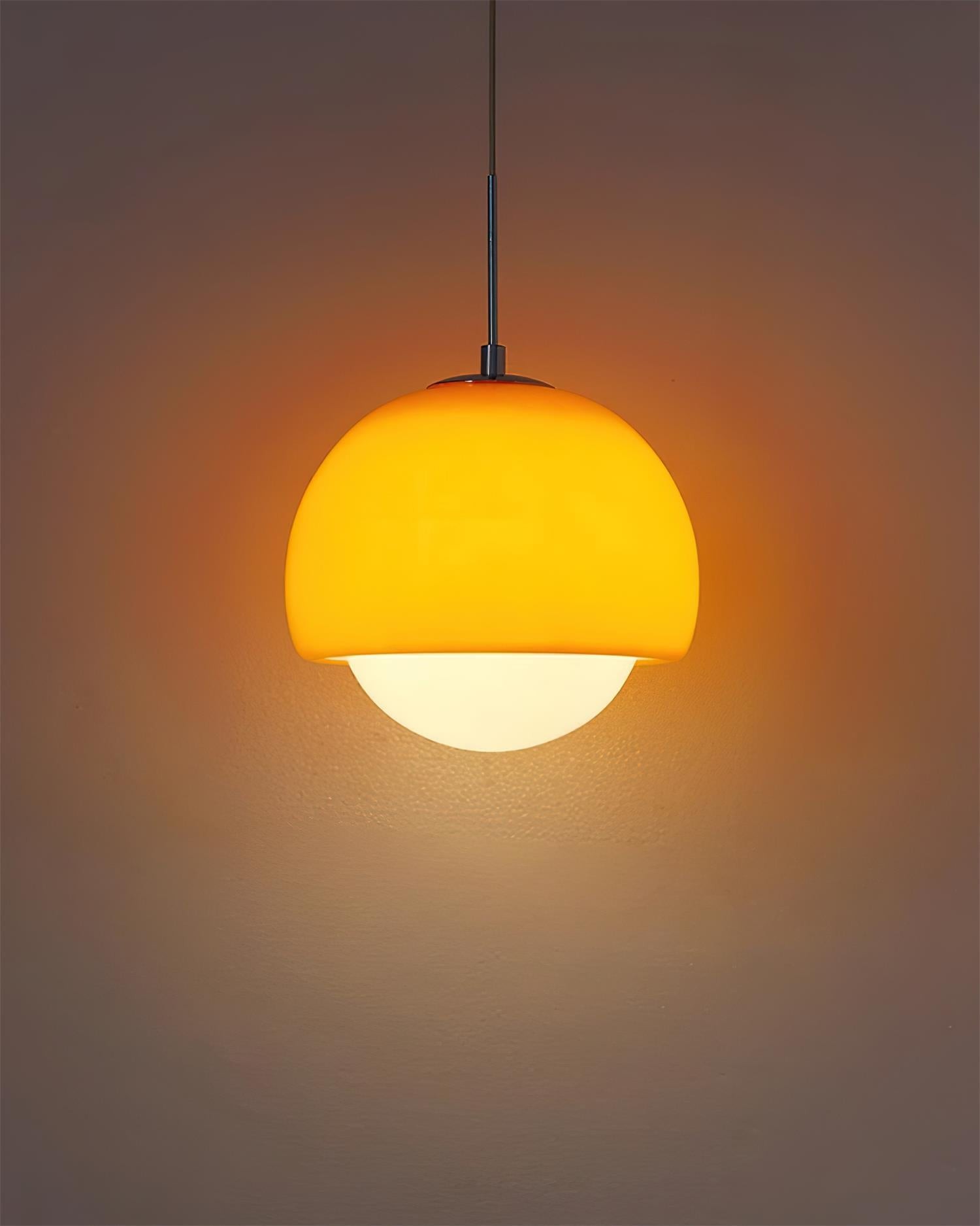 Creatieve glazen Persimmon hanglamp HL603